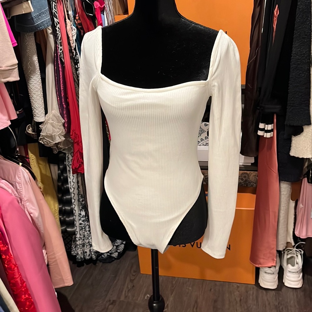 MESHKI White Bodysuit